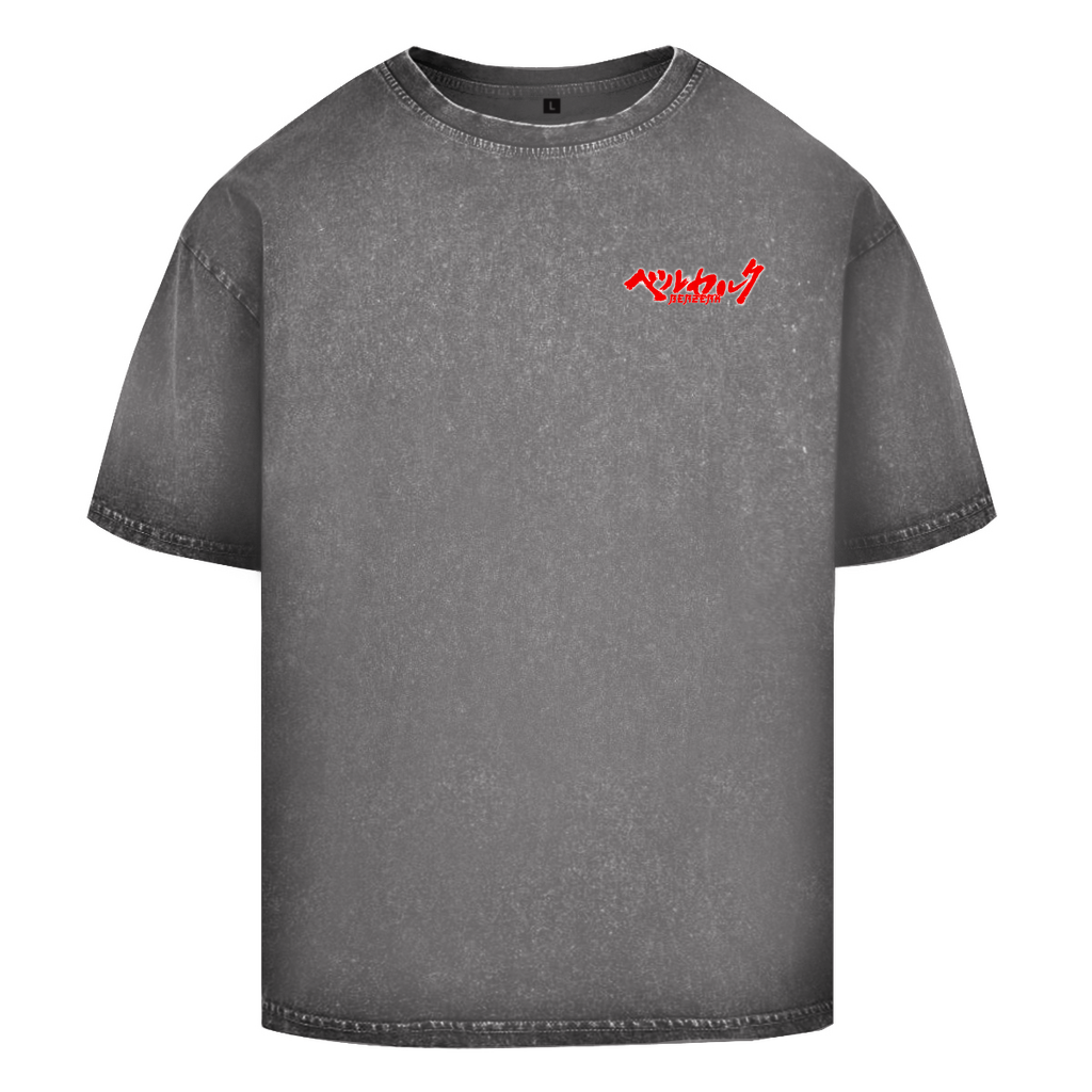 Oversize Washed T-Shirt Guts Rage Berserk