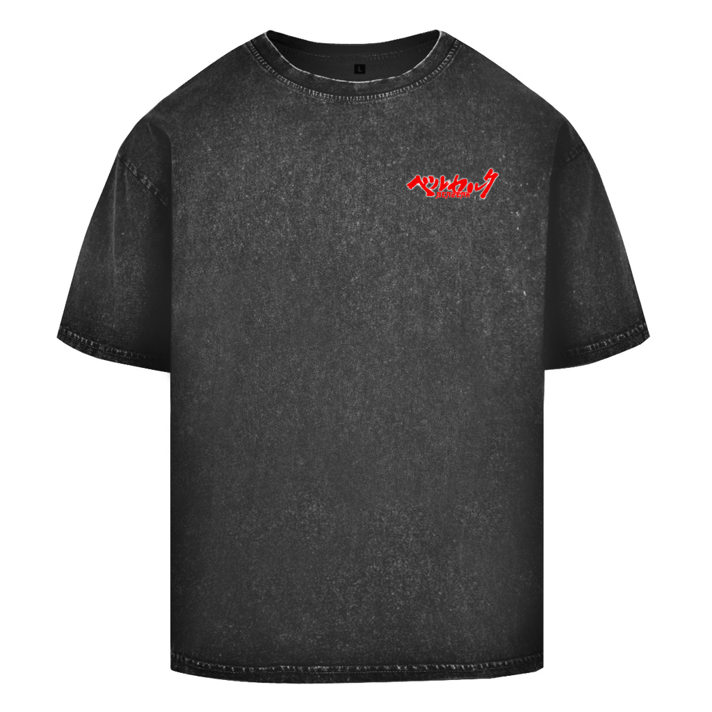 Oversize Washed T-Shirt Guts Rage Berserk