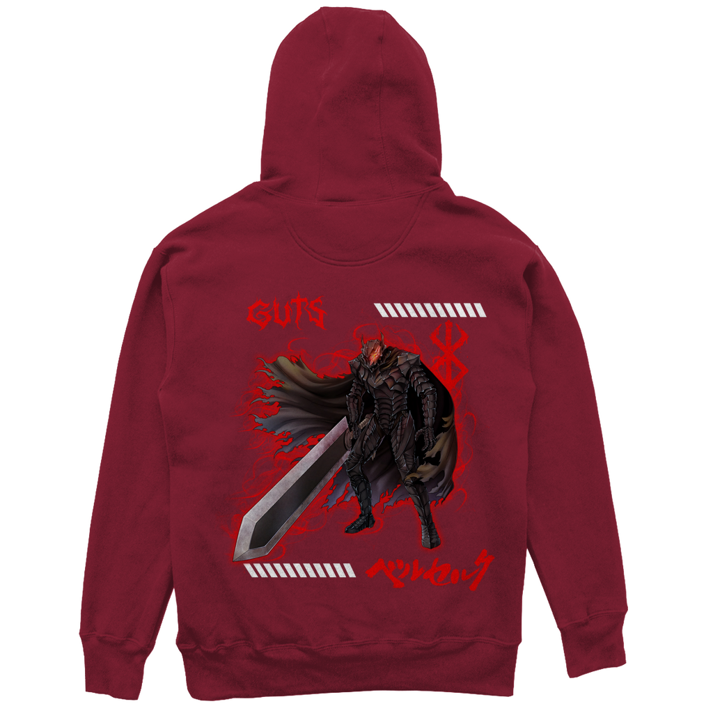 Unisex Oversize Hoodie Guts Black Knight