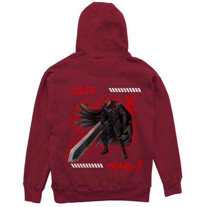 Unisex Oversize Hoodie Guts Black Knight