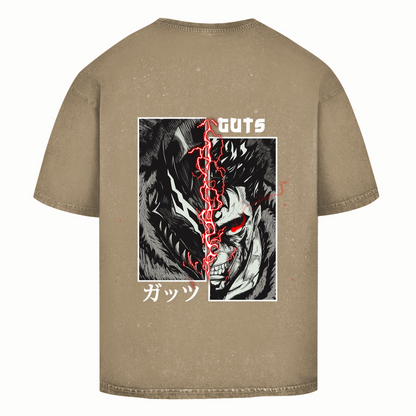 Oversize Washed T-Shirt Guts Rage Berserk