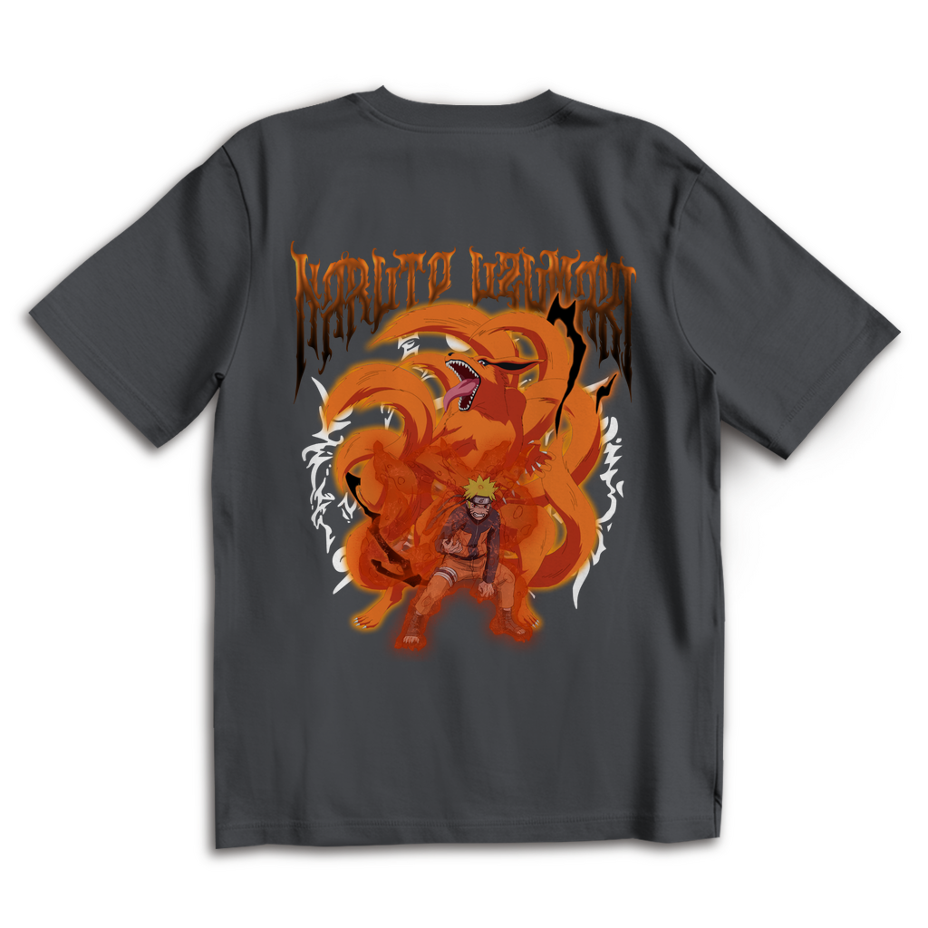 Oversize T-Shirt Naruto Nine Tail Mode Naruto Shippuden