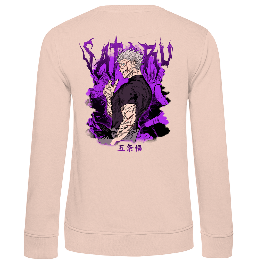 Damen Premium Bio Sweatshirt Satoru Jujutsu Kaisen