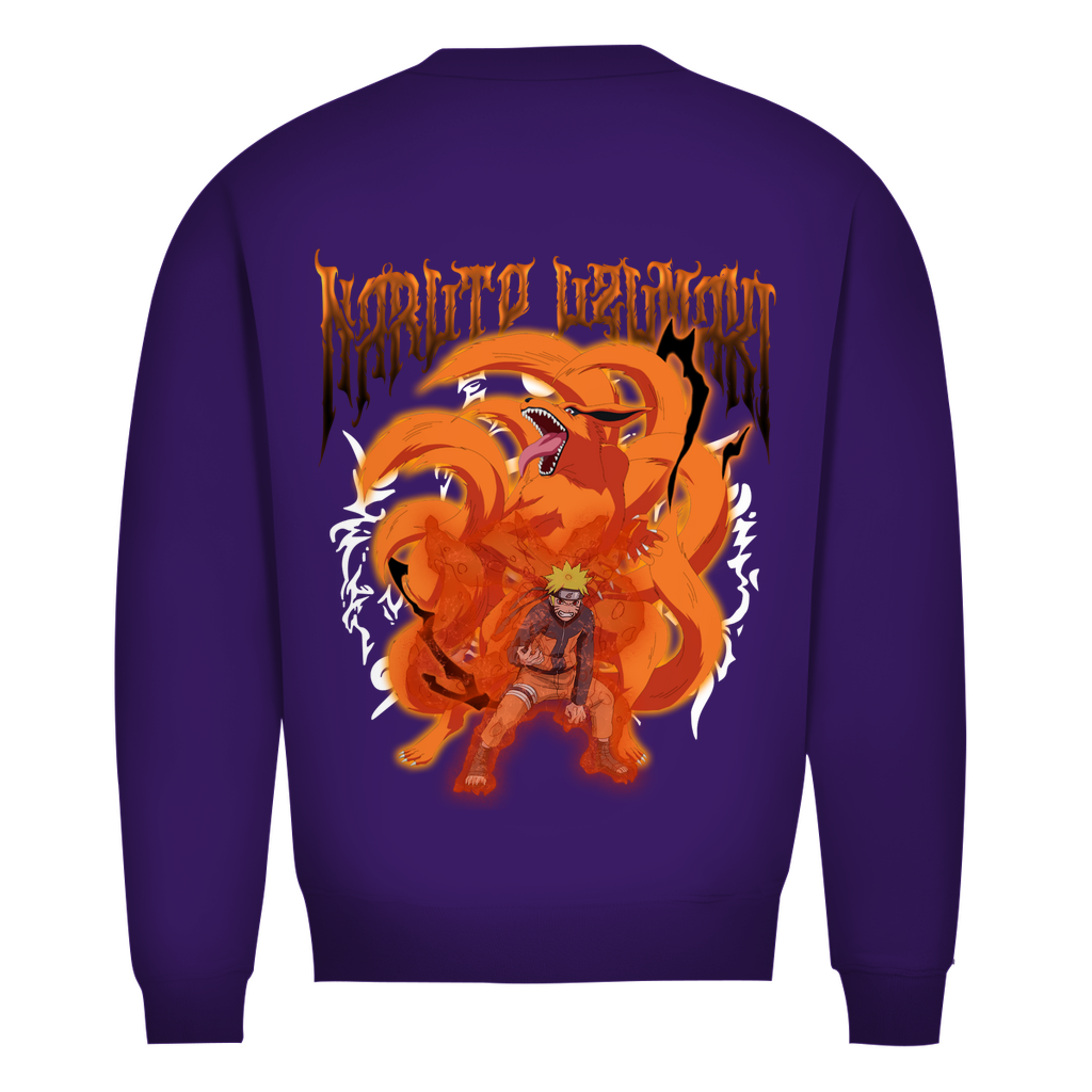 Herren Bio Sweatshirt Naruto Nine Tail Mode – OUTJAY