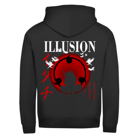 Unisex Zipper Hoodie Itachi Illusion