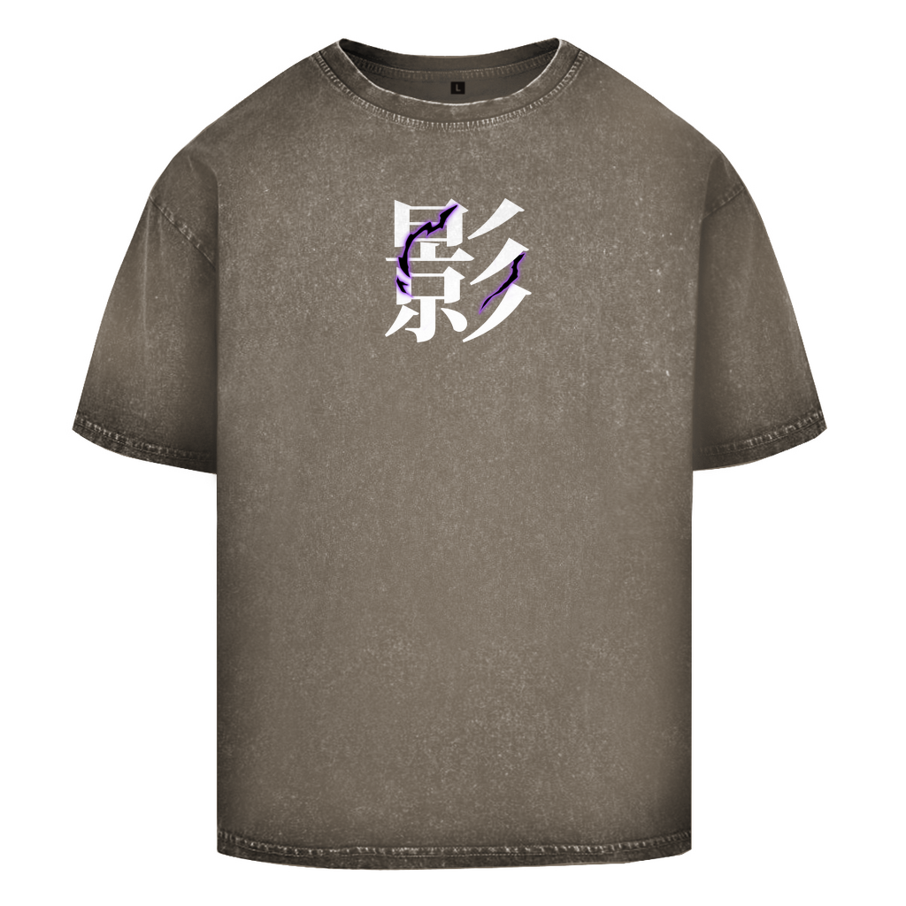 Oversize Washed T-Shirt Sasukae Uchiha Naruto Shippuden