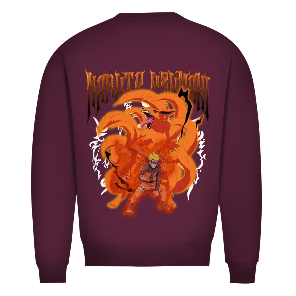 Herren Bio Sweatshirt Naruto Nine Tail Mode – OUTJAY