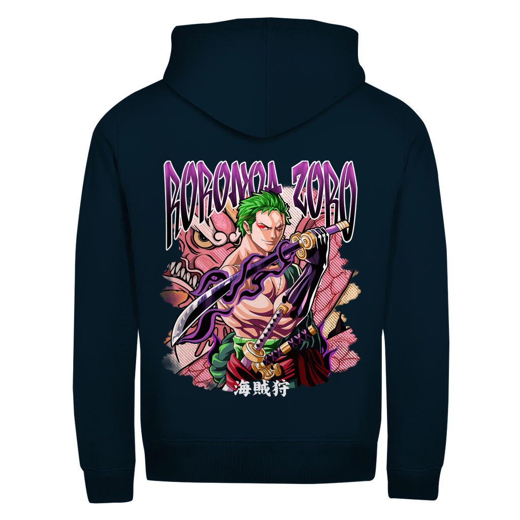 Unisex Zipper Hoodie Zoro One Piece