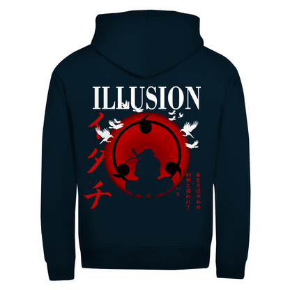 Unisex Zipper Hoodie Itachi Illusion