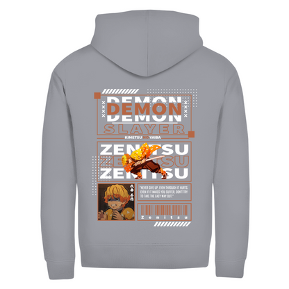 Unisex Zipper Hoodie Zenitsu Demon Slayer