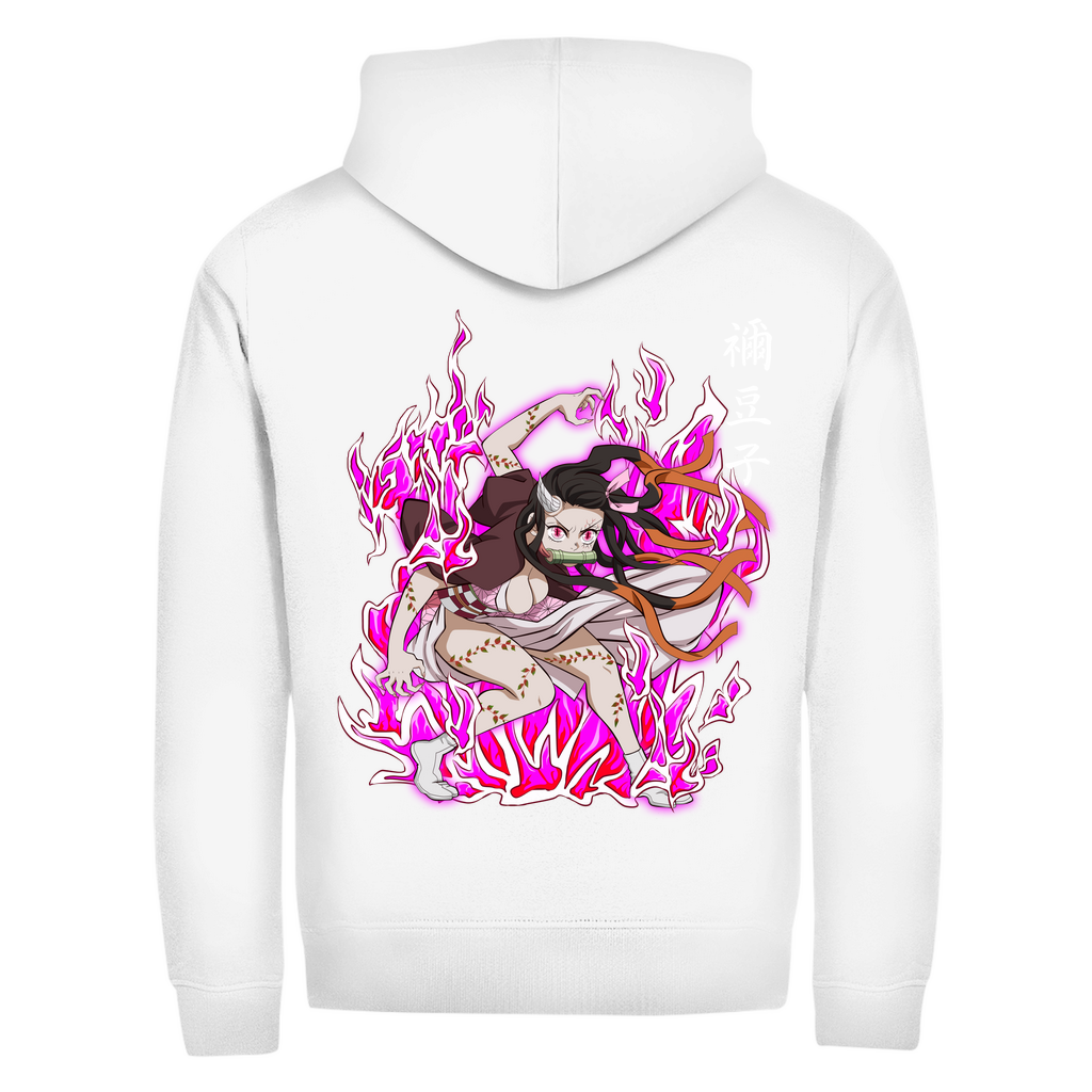 Unisex Zipper Hoodie Nezuko Demon Slayer