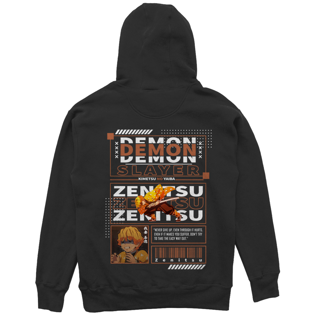 Unisex Oversize Hoodie Zenitsu Demon Slayer