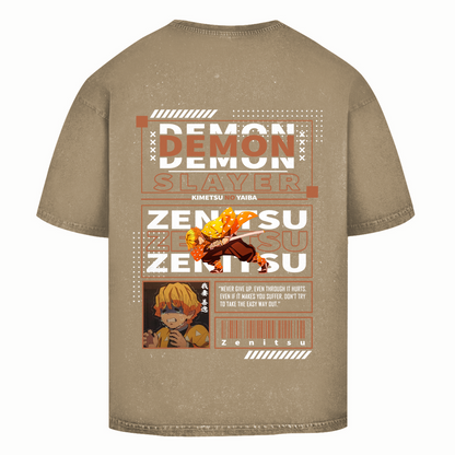 Oversize Washed T-Shirt Zenitsu – OUTJAY Shop