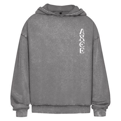 Oversize Hoodie mit Acid Wash