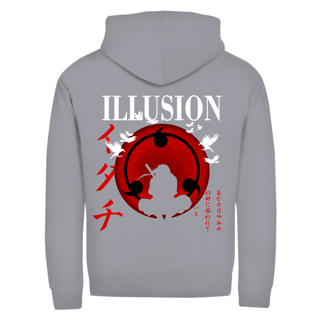 Unisex Zipper Hoodie Itachi Illusion