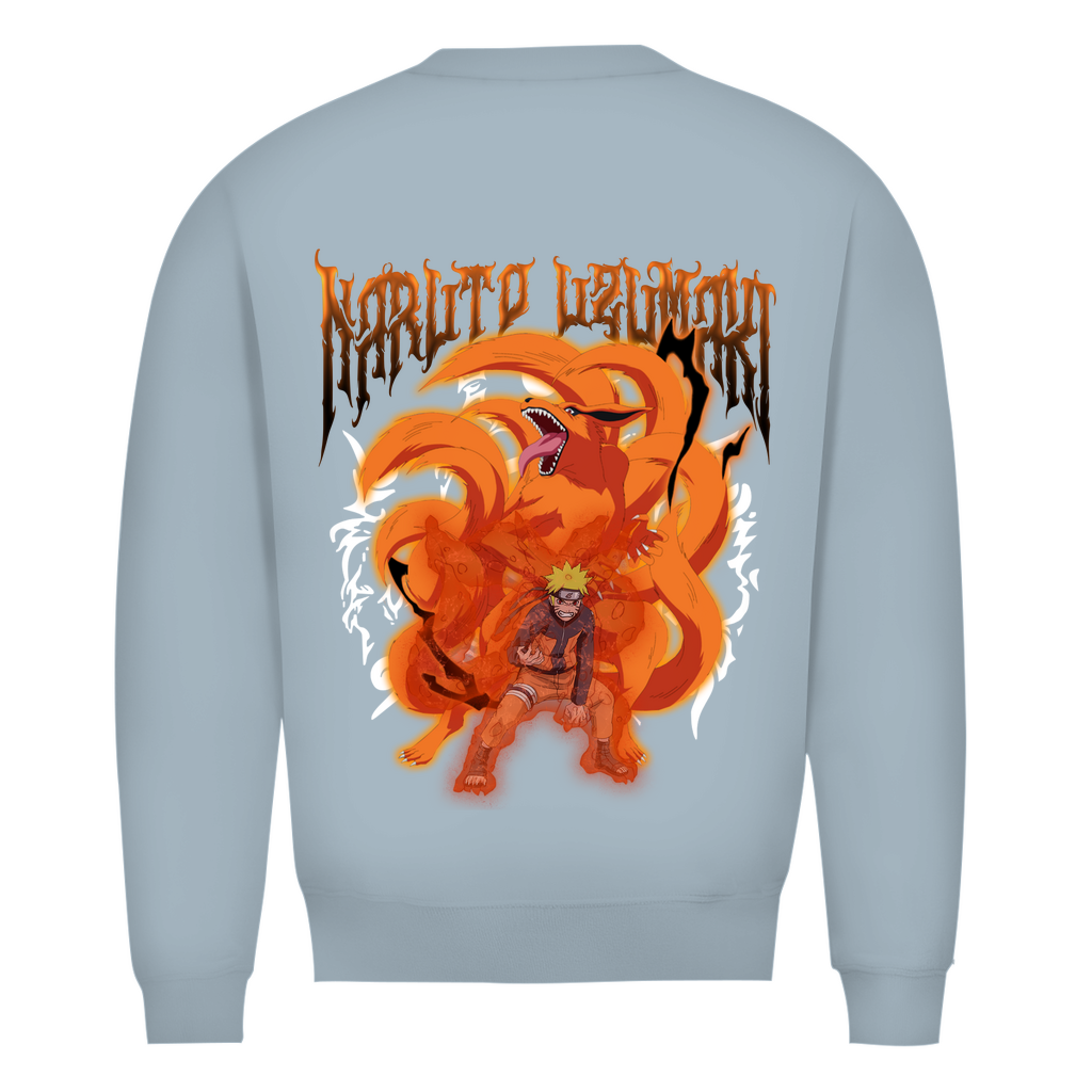 Herren Bio Sweatshirt Naruto Nine Tail Mode – OUTJAY