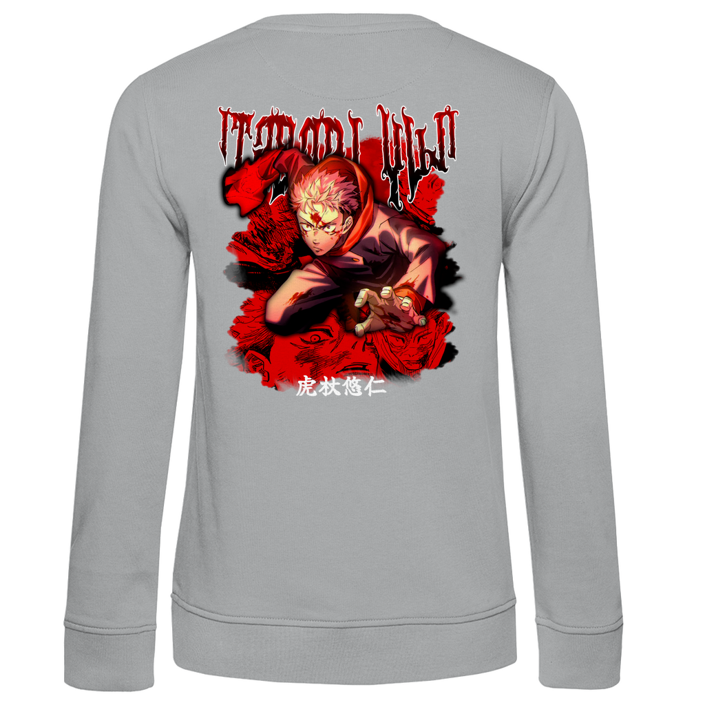 Damen Premium Bio Sweatshirt Yuji – Jujutsu Kaisen | Outjay