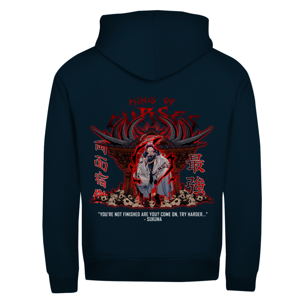 Unisex Zipper Hoodie Sukuna Jujutsu Kaisen