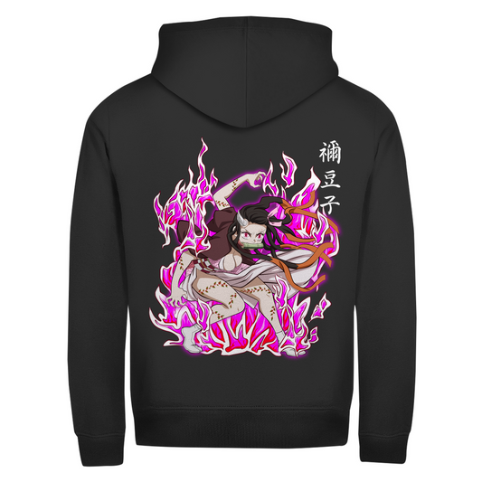 Unisex Zipper Hoodie Nezuko Demon Slayer