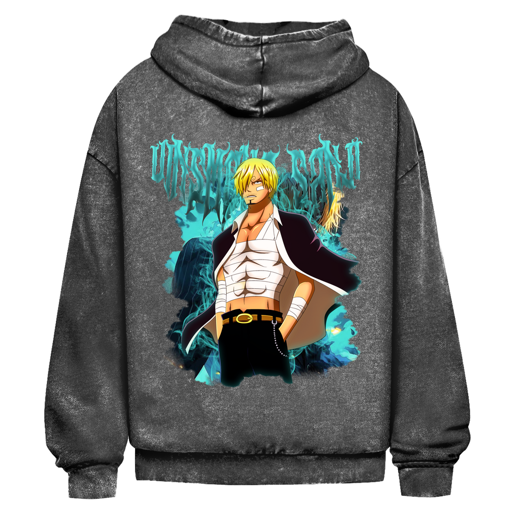 Oversize Washed Hoodie Sanji 