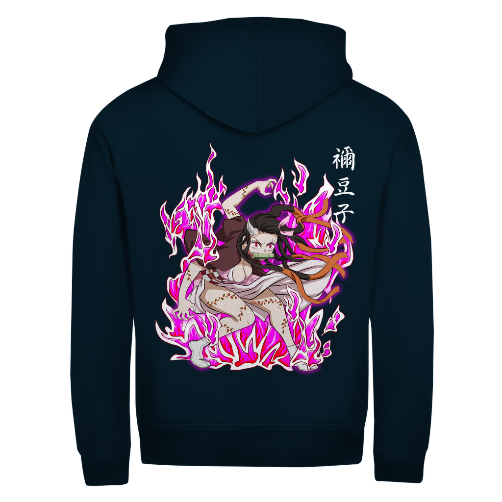 Unisex Zipper Hoodie Nezuko Demon Slayer