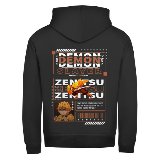 Unisex Zipper Hoodie Zenitsu Demon Slayer