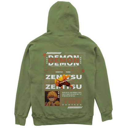 Unisex Oversize Hoodie Zenitsu Demon Slayer