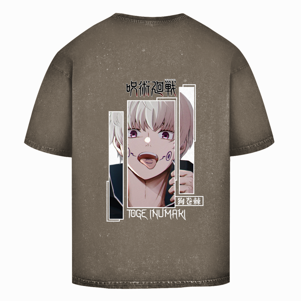 Oversize Washed T-Shirt Toge Jujutsu Kaisen