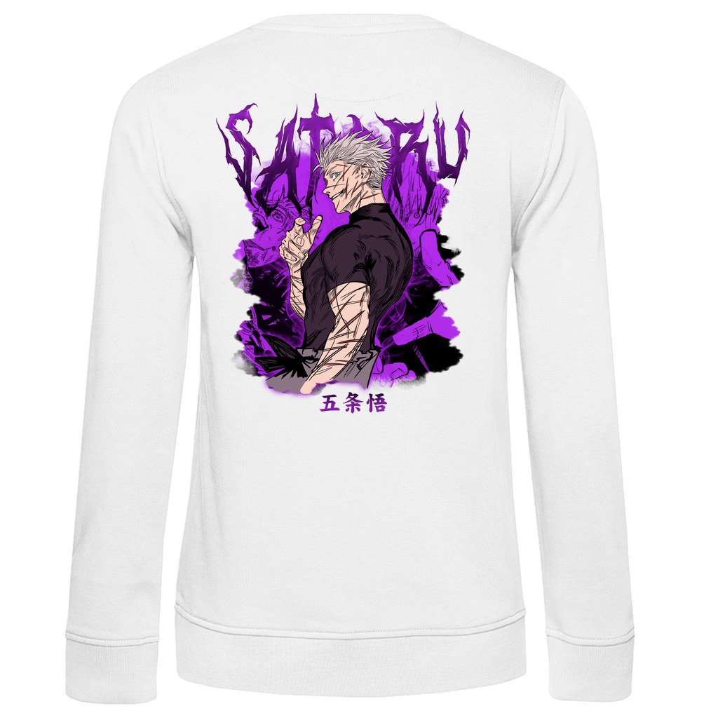 Damen Premium Bio Sweatshirt Satoru Jujutsu Kaisen