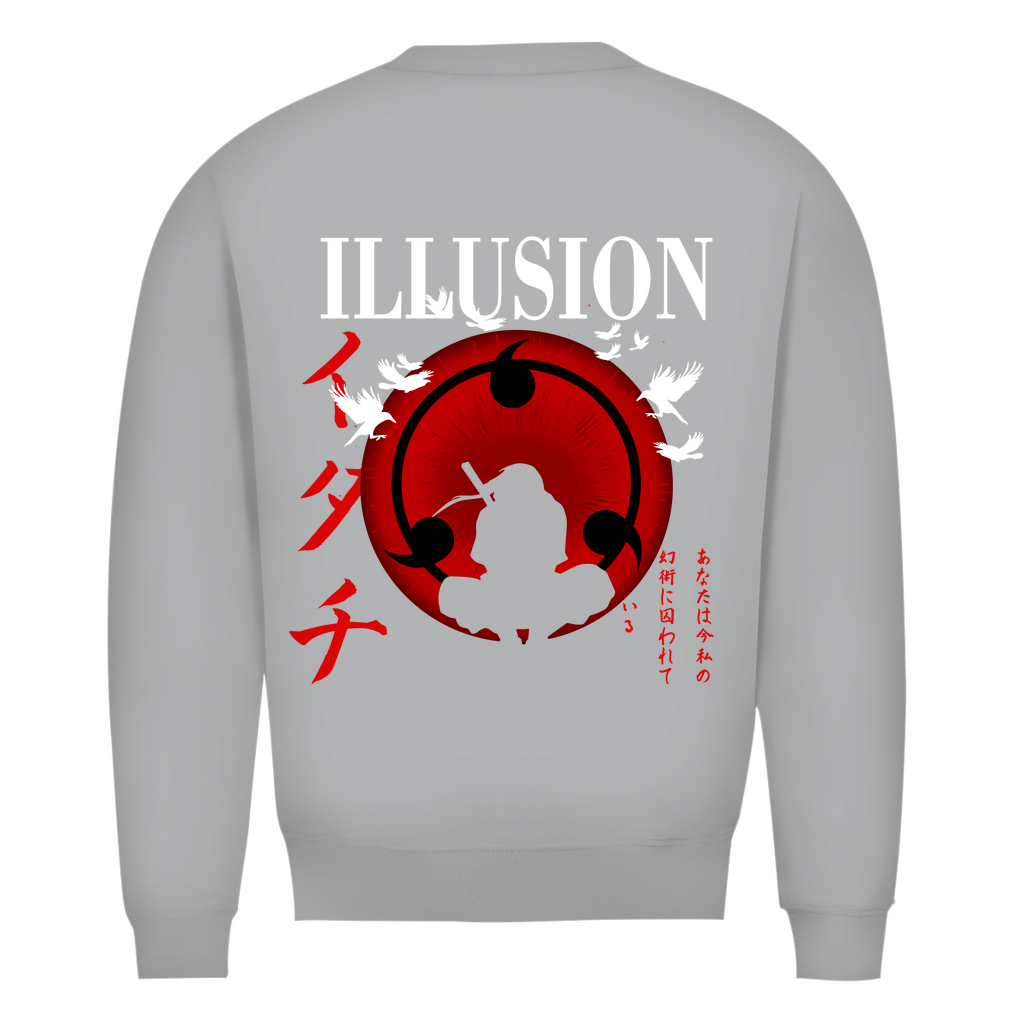 Herren Premium Bio Sweatshirt Itachi Illusion – OUTJAY