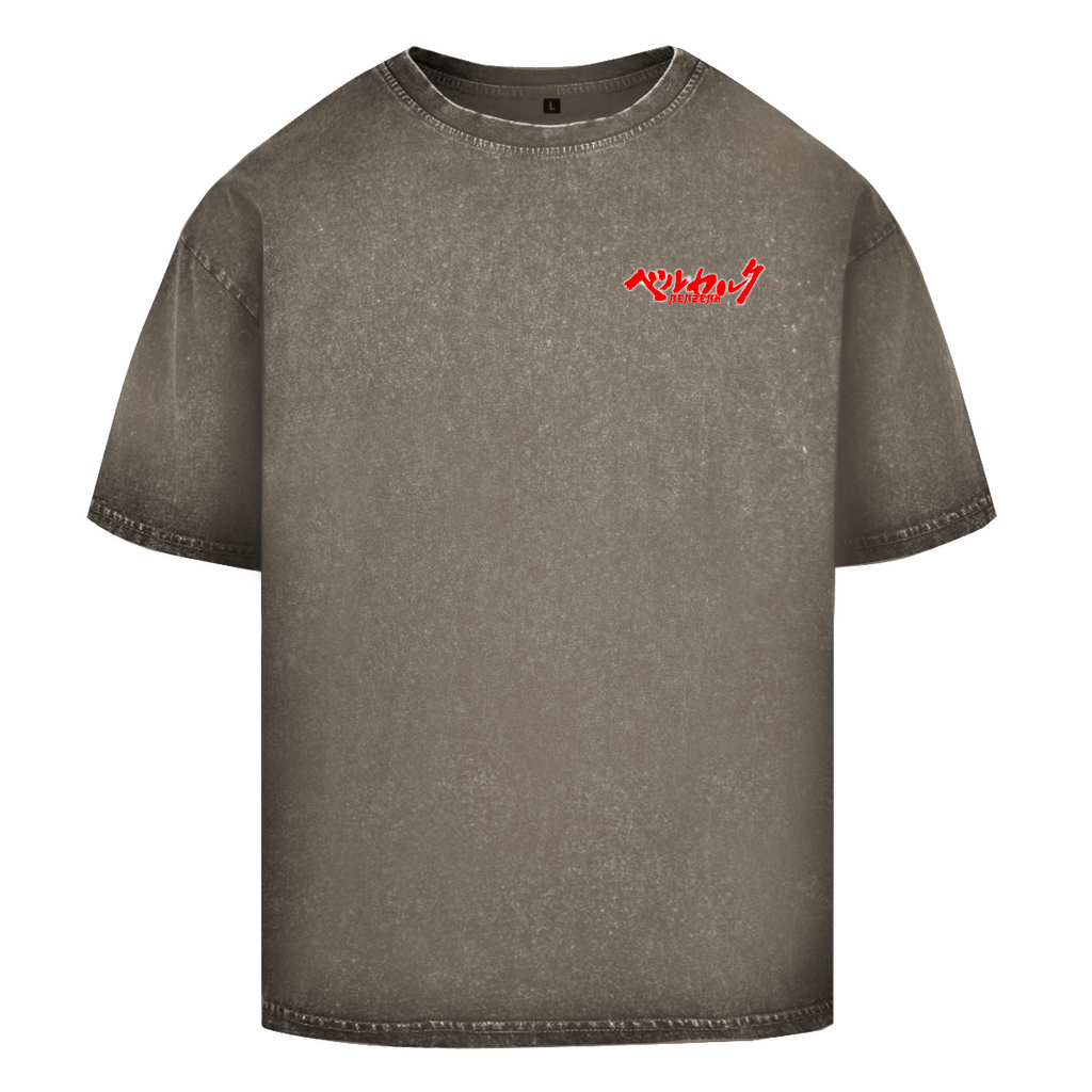 Oversize Washed T-Shirt Guts Rage Berserk