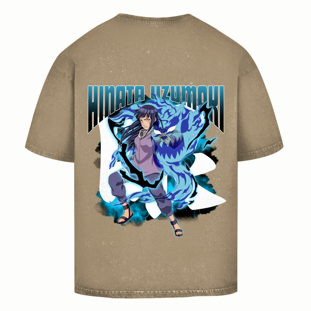 Oversize Washed T-Shirt Hinata Naruto Shippuden