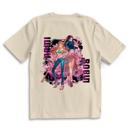 Oversize T-Shirt Nami and Robin One Piece