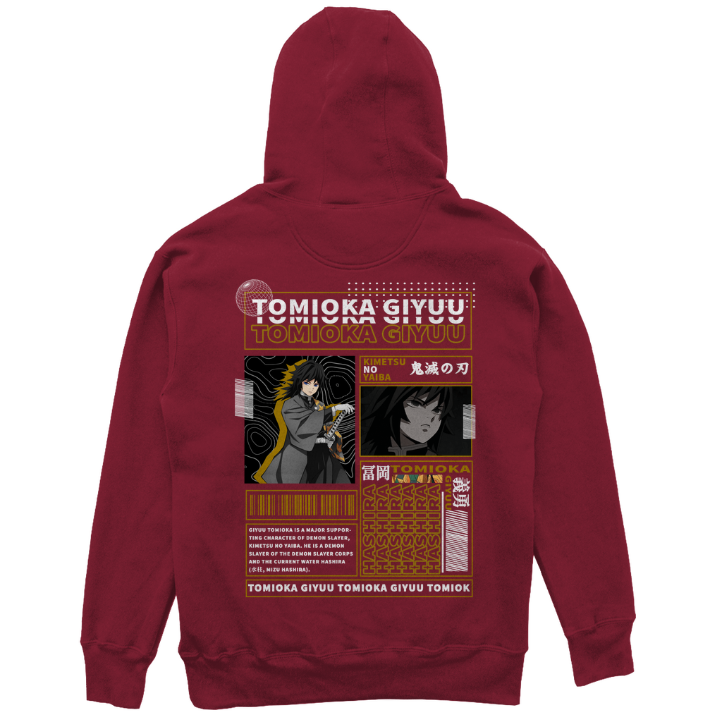 Unisex Oversize Hoodie Giyuu Demon Slayer 